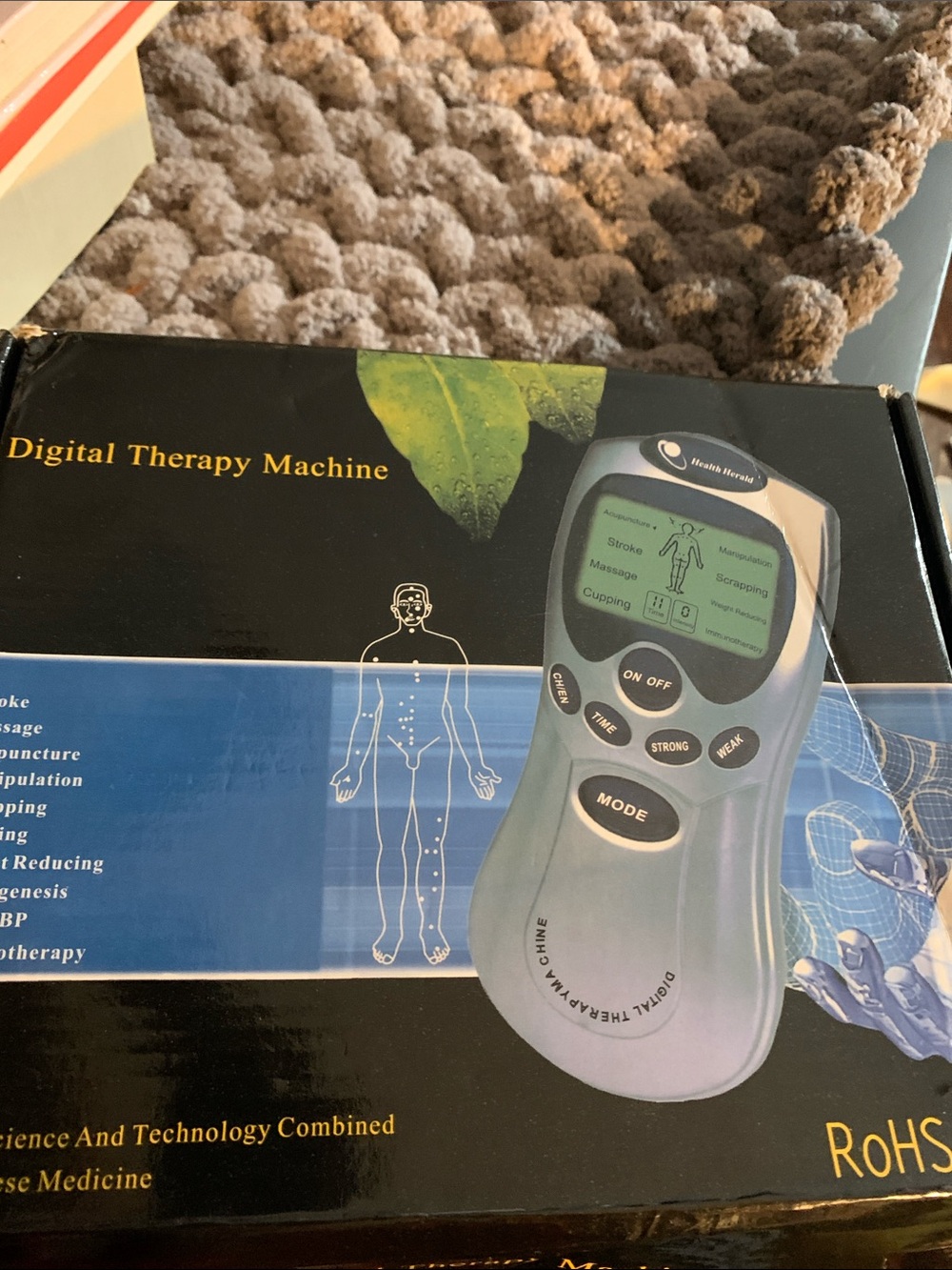 New Digital Therapy Machine Pain Relief Device - Gray